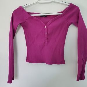 Crop Top - Fashion Nova - long sleeve